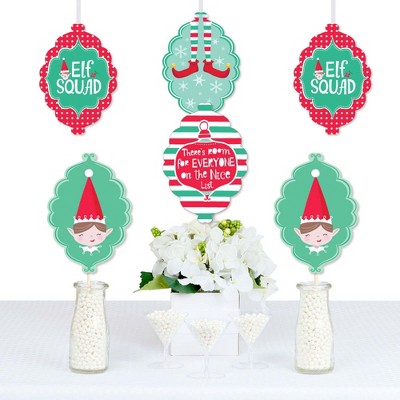 Big Dot of Happiness Elf Squad - Decorations DIY Kids Elf Christmas and Birthday Party Essentials - Set of 20