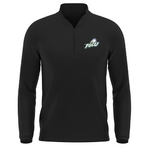 Florida Gulf Coast University Adult Men's Active Sport 1/4 Zip Pullover Left Chest Logo, Charcoal - 1 of 4