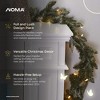 NOMA Snow Dusted Berry 9 Ft Pre Lit Christmas Garland Home Holiday Mantle Decor - 2 of 4