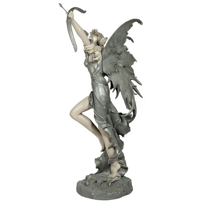 Two-Tone Resin Archer Fairy Garden Statue, 48.5" Tall