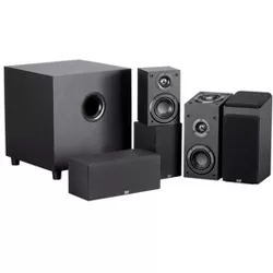 Monoprice Premium 5.1.2-Ch. Immersive Home Theater System - Black With 8 Inch 200 Watt Subwoofer