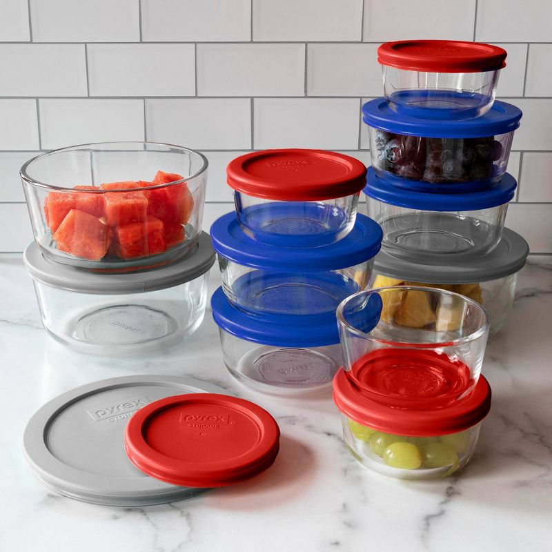 Pyrex 22pc Glass Food Storage Container Set, 4 of 5