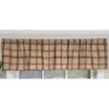RLF Home 100% Cotton Clambake Plaid Tailored  Unlined Windows Rod Pocket Valance 51" x 12"  Grape - 3 of 4