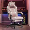 GustoWave Gaming Chair for Adults, Computer Chair with High Back, Pu Tall Gaming Chairs with Footrest, Reclining Gamer Chair - 3 of 4