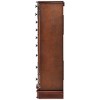 Tangkula 8 Drawers Old-fashioned Jewelry Cabinet Vanity Makeup Set Brown - 3 of 4