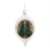 Mercury Glass Ornament with Pine Trees (Set of 6) - 4 of 4