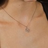 SHINE by Sterling Forever Sterling Silver Circle Wave Necklace - 2 of 3