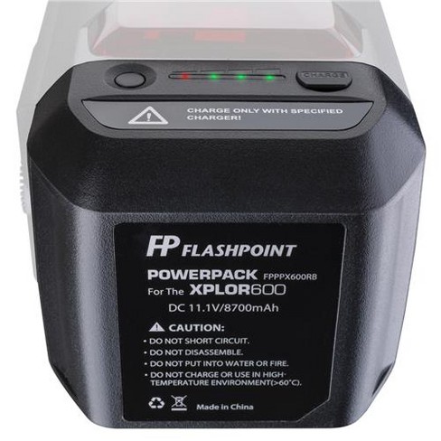 Flashpoint Battery Power Pack Unit For The Xplor 600 Series Monolight Wb87 Target