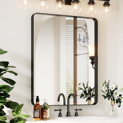 Aluminum Framed Bathroom Mirror