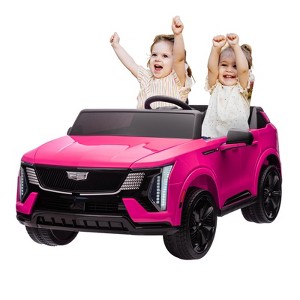 24V Kids Ride on Car Licensed Cadillac 2 Seater Ride on Truck Toy Battery Powered Electric Car for Toddlers - 1 of 4