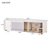 Chic Crate-Modern Pet-Friendly TV Stand – Built-In Storage & Removable Sliding Door, Cat-Friendly Media Console - 4 of 4