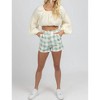 Women's CHECKERED SHORTS - Venti6 - 3 of 4