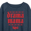 Women's - Bratz - Drama Mama Lightweight French Terry Wide Neck Long Sleeve Shirt - 2 of 4