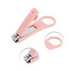 Unique Bargains Cartoon Fruit Nail Clipper Pink 1 Pc - image 3 of 4