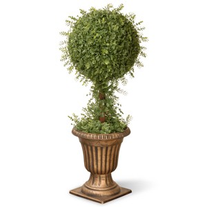 36"Artificial  Mini Tea Leaf One-Ball - National Tree Company - 1 of 3
