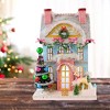 Cody Foster 14.75 In Merry Reindeer Chateau Christmas Putz House , Lightweight Christmas Decor Victorian Christmas (1PC) - 2 of 4
