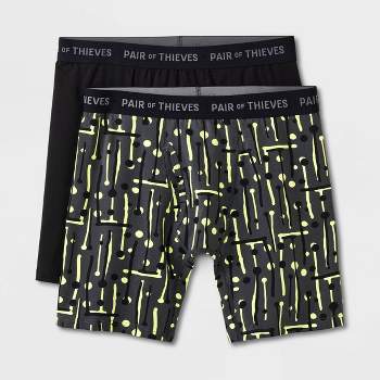 Pair Of Thieves Men's Solid/abstract Print Super Fit Boxer Briefs