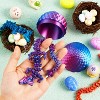 Joyfy 8Pcs 3D Printed Dragon Eggs with Laser Color Dragon, Articulated Magic Toys for Easter Basket Stuffers Party Favors and Classroom Prize Supplies - 4 of 4