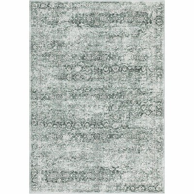 Washable Boho Area Rug - Non-Slip & Non-Shedding Vintage Carpet for Living Room, Bedroom, Dining Room