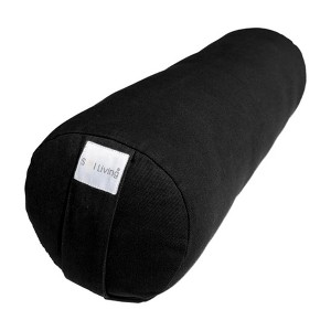 Sol Living Yoga Bolster Pillow with Removable Cover Rectangle - 1 of 4