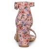 Allegra K Women's High Heels Ankle Strap Chunky Sandals - 3 of 4