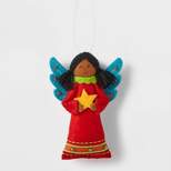 Fabric Angel with Star Christmas Tree Ornament - Wondershop™