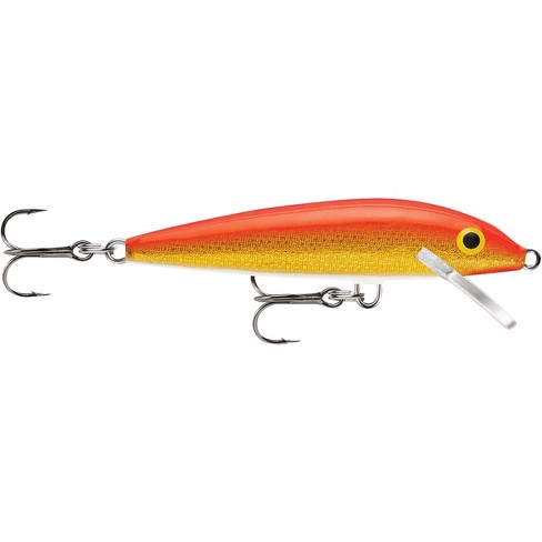Rapala Original Floating 07 Fishing Lure - Gold Fluorescent Red : Target