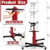 COZONY Hydraulic Transmission Jack, 1322 lbs Heavy Duty High Lift, 32"-67" Adjustable, Foot Pedal, 360° Swivel Wheels, Garage/Workshop Repair - 2 of 4