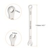 Unique Bargains 3Cr13 Stainless Steel Metric 6-Point Ended Box Thin Combination Wrench - 2 of 4