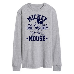 Men's - Disney - The One And Only Mickey Long Sleeve Graphic T-Shirt - 1 of 4