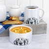 Pavilion Gift Company - Dog - 10 oz - 100% Soy Wax Reveal Triple Wick Candle Scent: Tranquility - Flame Candles - 3 of 4