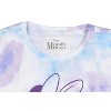 Disney Girl's Minnie Mouse Elegantly Sitting Tie-Dye Cropped T-Shirt - 4 of 4
