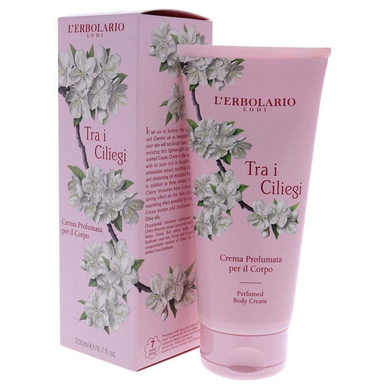 L'Erbolario Tra I Ciliegi Perfume Body Cream - Firming Body Lotion - 6.7 oz, 4 of 7