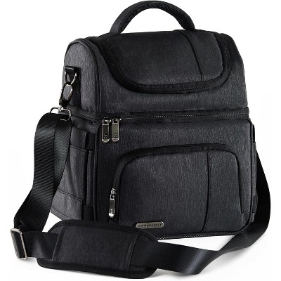 Lunch Bag & Lunch Box for Men and Women - Premium Materials, Extra Large Capacity (24 Cans) Double Deck