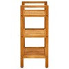 vidaXL Shoe Rack Shoe Storage Organizer Shoe Shelf for Closet Solid Oak Wood - 19.7" 23.6" - 3 of 4