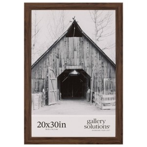 Gallery Solutions 20"x30" Wall Photo Frame Brown - 1 of 4