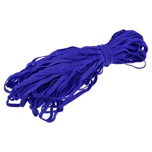 Unique Bargains Flat Elastic Band for Sewing Braided Stretch Strap Cord Rope for Wigs Craft DIY - 1 of 3