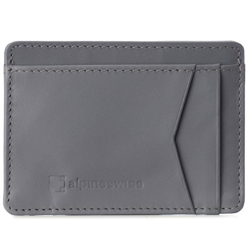 Alpine Swiss Oliver Mens RFID Blocking Minimalist Front Pocket Wallet  Leather Comes in a Gift Box - Alpine Swiss