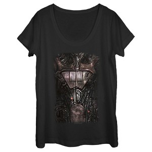 Women's Star Trek: The Next Generation Borg Armor Scoop Neck - 1 of 4