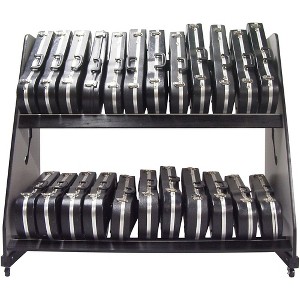 A&S Crafted Products Band Room Violin & Viola Case Shelf Rack 63 x 52 x 29 in. - 1 of 4
