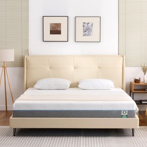 Vipbear 12 Inch TXL/Full/Queen Mdeium Firm Memory Foam Mattress for Pressure Relief Cooling Gel Bed Mattresses with Removable Cover CertiPUR-US - 1 of 4