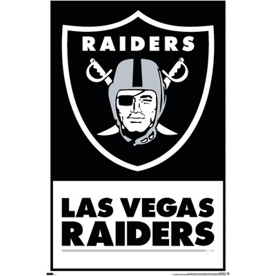 Trends International Nfl Las Vegas Raiders - Logo 21 Unframed Wall