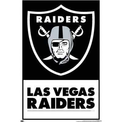 Trends International Nfl Las Vegas Raiders - Logo 21 Unframed Wall Poster  Prints : Target