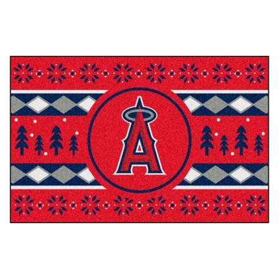 MLB Los Angeles Angels 19"x30" Holiday Sweater Rug