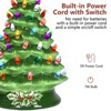 HONGGE 15" Hand-Painted Ceramic Christmas Tree with Star Topper and 64 Multicolor Lights, Pre-Lit Tabletop Holiday Decoration with for Home, Office - 3 of 4