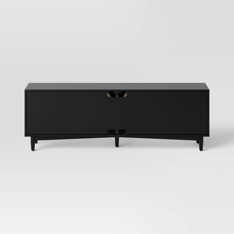 Organic Caned TV Stand for TVs up to 65&#34; Black - Threshold&#8482;, 5 of 8