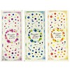 Wrapables Fingernail Tattoo Nail Art Water Nail Tattoos Water Transfer Slide Tattoos Nail Decals, Polka Dot Rainbow (3 Sheets) - 4 of 4