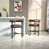 MAYEERTY Modern Loveseat - Chenille 2-Seater Sofa with Metal Legs - Living Room/Office (Beige Chenille) - 2 of 4