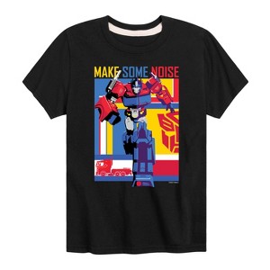 Boys' - Transformers - Make Some Noise Transformers Short Sleeve Graphic T-Shirt - 1 of 4