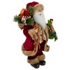 Northlight Santa Claus Holding a Wreath and Gift Bag Christmas Figurine - 18" - 3 of 4